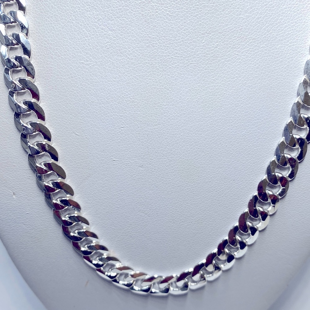 NEW Sterling Silver 925 Cuban Necklace